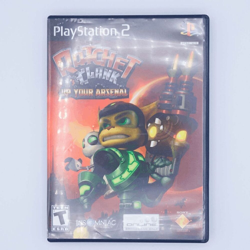 Playstation 2 Ratchet & Clank Up Your Arsenal (Tested)